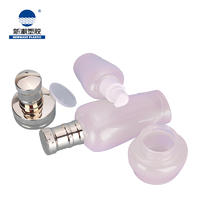 50ml 40ml 130ml New Luxury Empty Glass Cream Jar And Pump Spray Bottle Set Cosmetic Packaging Container